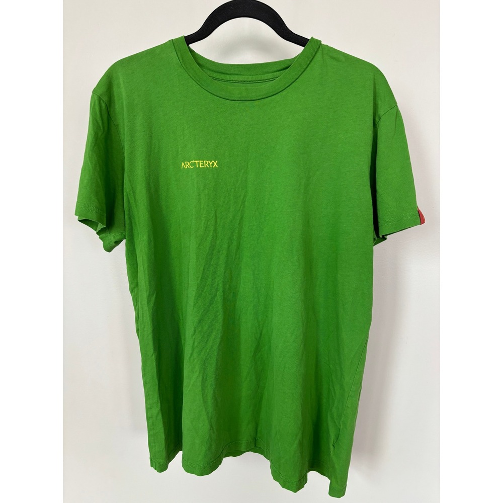 Arcteryx Mens Green Cotton Graphic T-Shirt Large CA34438